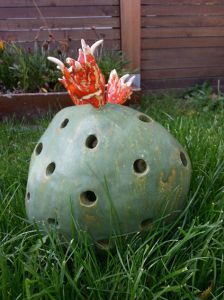 Lampa Kaktus ręcznie robiona Ceramiczna